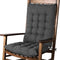 Extra Large Rocking Chair Cushion with Thick Padding High Back and Seat