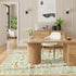 3x5 DUKINO Rug, Washable Animal Area Rug with Non Slip Vintage Design, Indoor Soft Low Pile Carpet for Bedroom
