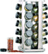 Orii 20 Jar Rotating Spice Rack with Spices Included & 5-Year Free