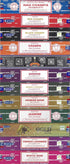 Satya Bangalore (BNG) Set of 12 Incense Sticks, Variety Pack: Nag Champa, Red Champa, Black Champa, and More