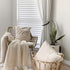 DECOAZUL Black Curtain Tiebacks - Set of 2 Farmhouse Curtain Holdbacks