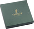 Matashi 24K Gold Plated Crystal Topped Dessert Spoon Set of 4 for Dinner Party, Corporate Gifts, Dining Decor