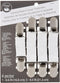 Dritz Clothing Care Ironing Board Cover Fasteners, White, 4-Count