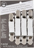 Dritz Clothing Care Ironing Board Cover Fasteners, White, 4-Count
