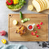 20 14 Inch Extra Large Acacia Wood Cutting Board x - Caperci Better Kitchen Chopping Board with Juice Groove & Handle