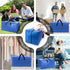 VELVETSURE W/Backpack (Set 6, Heavy Duty Extra Large Moving Bags Straps - Strong Handles & Zippers, Storage Totes
