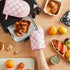 Set 2 Ohocut Pink Checkered Mini Oven Mitts Heat Resistant, Vintage Retro Checkerboard Mini Silicone Oven Mitts Cute