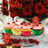 Whaline 300Pcs Foil Metallic Cupcake Liner Baking Cups, Standard Size Treat Cups for Christmas, Weddings, Birthdays,