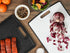 Dexas PolyDuO Reversible Cutting Board, Midnight Granite and White, 8.5 x 11 Inches
