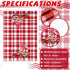 4 16 23.6 Inch Kajaia Pcs Valentines Day Kitchen Towels Hand Dish Towels Red Valentines Day Decor Love Envelope Truck