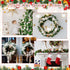Suncalla 36 Pack 17'' Poinsettia Christmas Tree Picks Ornament Artificial Glitter Berry Stem Picks and Spray with Fake