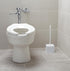 Commercial 15" Rubbermaid Products Toilet Brush, White, Toilet Bowl Brush for Bathroom, Professional/Janitorial Scrub