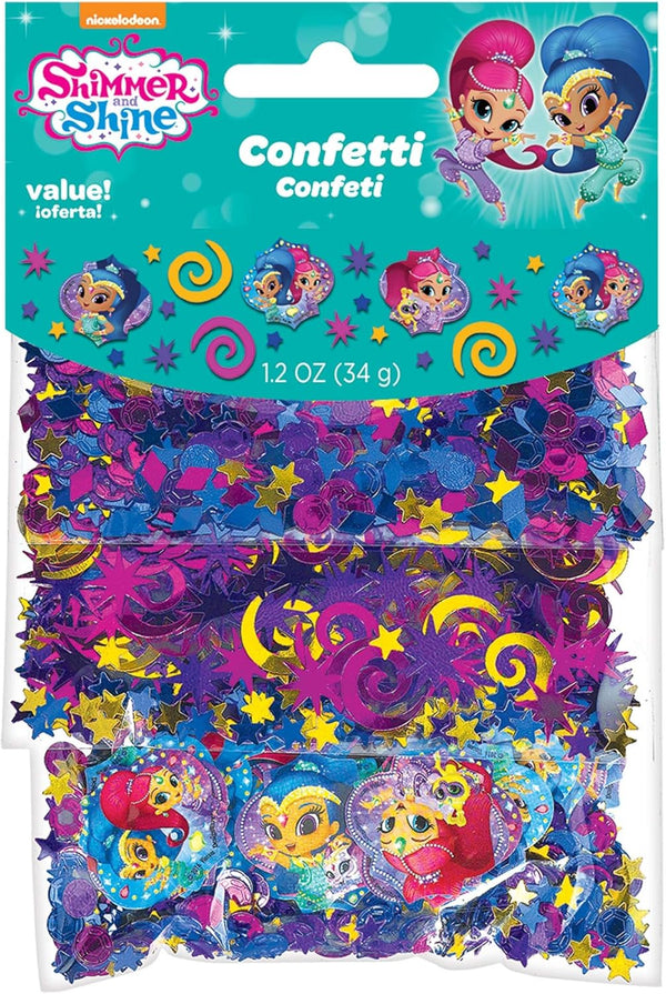 Shimmer and Shine Birthday Party Supplies - Confetti Pack 1.2oz - 1 Pack