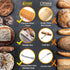 Hand Crafted Bread Lame Dough Scoring Tool in Wooden Box for Sourdough Baking - Knife with 10 Extra Blades