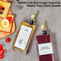MUVEKA 16.9 oz/ 500 ml Set, Olive Oil Dispenser Bottle for Kitchen, Vinegar Dispenser, Cooking Oil Dispenser Glass