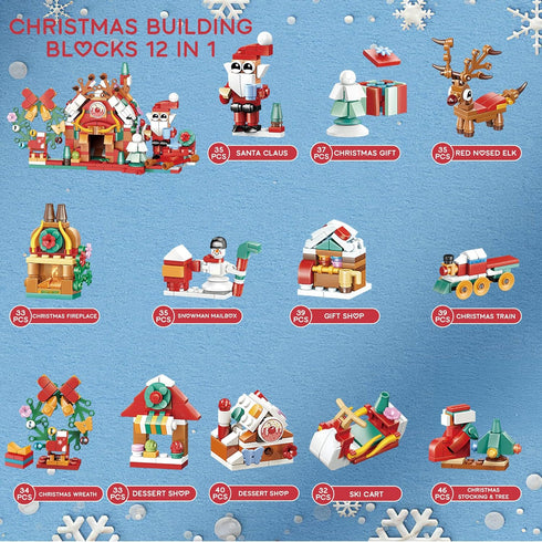 Christmas Advent Calendar 2024 for Kids, 24 Days Countdown Calendar, Advent Calendar Toy for Kids 3 Years and Up with