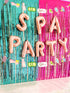 LaVenty 2 PCS Spa & Party Balloons Banner for Spa & Birthday Theme Decoration