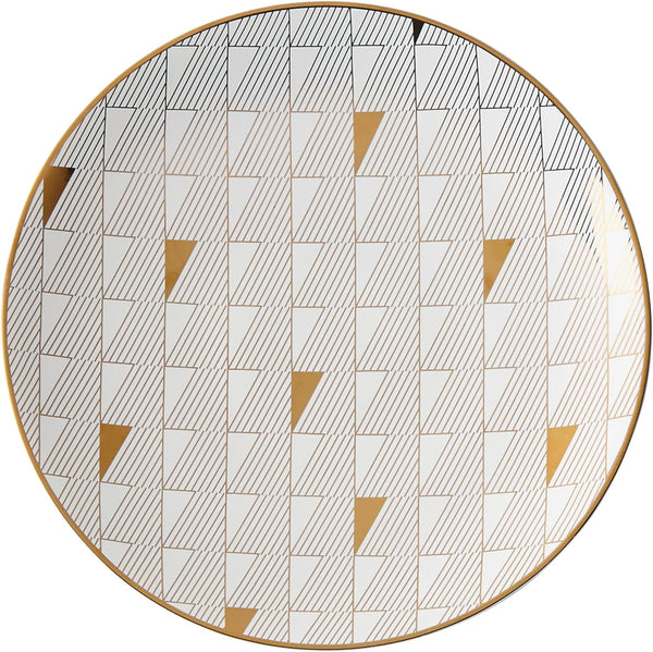 Lenox White Trianna Gold Salad Plate - 1.27 LB