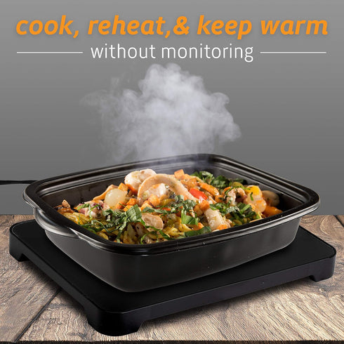 HotLogic Mini Portable Electric Lunch Box Food Heater - Pink - Innovative Food Warmer for Adults Car/Home