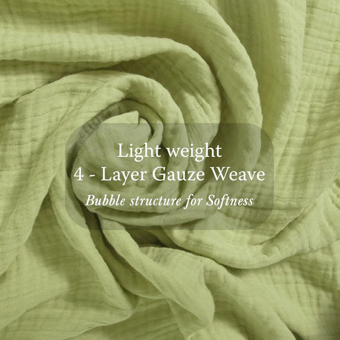 4-Layer Threadmill Muslin Blanket for Twin Size Bed | Gauze Cotton Throw | Soft, Breathable, and Lightweight for All