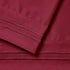 Nestl Burgundy Pillow Cases, Queen Size Set of 2, Soft 1800 Microfiber, 20x30 Inches