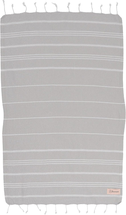 Bersuse Anatolia Bathroom Hand Towels - Premium Cotton, Absorbent, Soft, Lightweight, Quick-Drying Decorative Towels