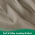 Biscaynebay Wrap Around Bed Skirts for Full & Full XL Beds, 15" Drop, Taupe