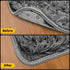 8-Pack (3.9"x3.9") SANKEMU Non-Slip Rug Grippers - Washable & Reusable Carpet Tape for Hardwood Floors, No Damage