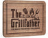 The Grillfather Walnut Cutting Board, Unique Gifts for Dad, Cool Kitchen Gifts for BBQ & Grill Masters