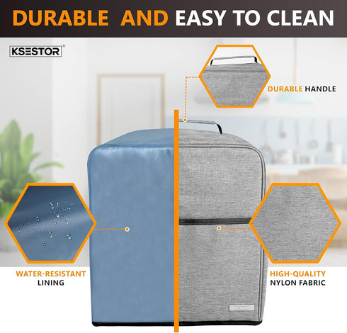 Dust Cover for Bartesian Cocktail Machine by Ksestor, with Pockets for Bartesian Accessories and Capsules