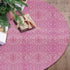 Pink Christmas Tree Skirt, 48 inch Large Sequin Xmas Tree Mat, Double Layers Glitter Decorations for 7.5 Ft Tree
