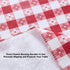 Newbridge 60 x 84 Inch Oval Vinyl Tablecloth - Bistro Tavern Check, Indoor Outdoor Cover for Picnic, Barbecue