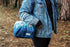Waves of Change Insulated Recycled Plastic Small Lunch Satchel, 6 Can Capacity, Waves Design