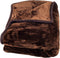 Bedford Home Faux Fur Throw Blanket - Oversized 91x81 Soft Mink-Style, Machine-Washable
