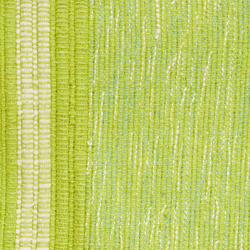 DII Variegated Recycled Yarn Modern Edge Stripe Rug, 2x3', Avocado