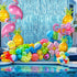 KatchOn XtraLarge Blue Foil Fringe Curtain, 8x3.2 Feet, Pack of 2 for Under The Sea Party Decorations