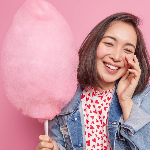 ZOKU Cotton Candy Maker, Includes 10 Paper Cones for Homemade Cotton Candy in Minutes