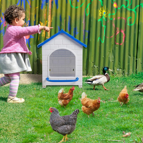 100% Chicken Nesting Box, Waterproof Hens Nesting Box for Laying Eggs for Hens, Ducks and Poultry, Large Signle