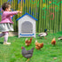 100% Chicken Nesting Box, Waterproof Hens Nesting Box for Laying Eggs for Hens, Ducks and Poultry, Large Signle