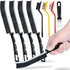 Scurvy 9Pcs Crevice Cleaning Brush, Multi-Purpse Hard Bristle Grout Brush for Cleaning Bathroom,
