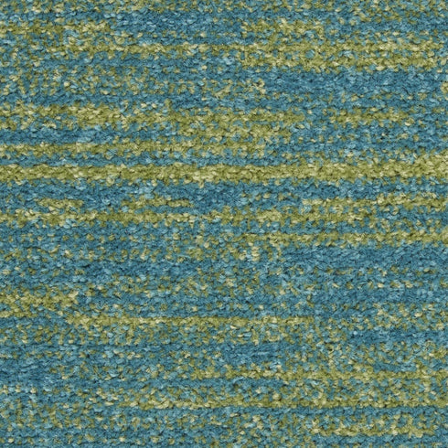 2'2" 7'6" (8' Nourison Home Nourison Essentials Blue Green x Area Rug - Easy Clean, Non Shedding, Bed Room, Living
