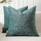 Chenille Throw Pillow Covers Set of 2 Decorative Textured Solid Accent Pillow