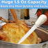 BPA Free Pro Grade Turkey Baster 6 Pack - Extra Large 11 Inch Bulb Basters with Measuring Lines for Cooking