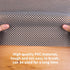 Ruisita Non-slip Mat Area Rug Pad, Anti Slip Gripper Roll Rubber Matting for Home, Office, Cars (Gray, 30 x 200 cm)