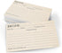 321Done 3x5 Recipe Cards (Set of 50) Rustic Kraft Tan Vintage Double-Sided for Weddings, Baby, Recipe Gift Exchange