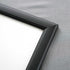 7x7 Black Contemporary Wood Picture Frame - Includes UV Resistant Acrylic & Hanging Hardware