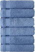 Classic Turkish Towels CTT - Premium 6 Piece Hand Towels Set, 100%