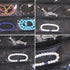 DIOMMELL 80 Pockets Hanging Jewelry Organizer for Women, Storage Bag for Earrings, Necklaces, Bracelets