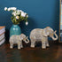 4.3" TERESA'S COLLECTIONS Boho Elephant Decor, Elephant Statues Brings Good Luck for Home Decor, Jumbo Figurines Resin
