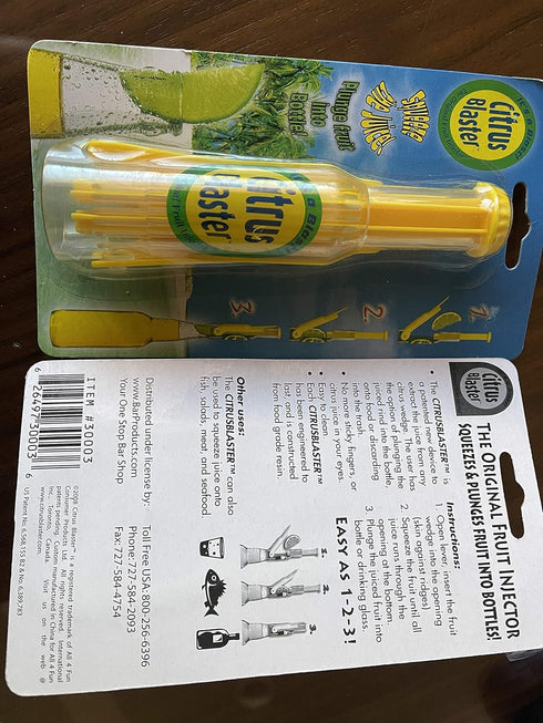 Citrus Blaster Lime Injector and Squeezer for Corona Beer